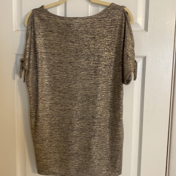 Blouse - shimmer with detailed sleeve - Picture 4 of 4